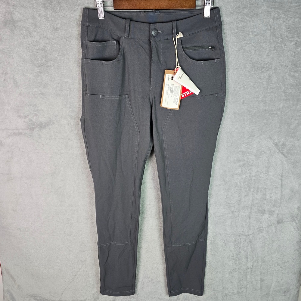 Engelbert Strauss Ladies Regular Work Pants Grey Stretch Utility Trousers Size 8